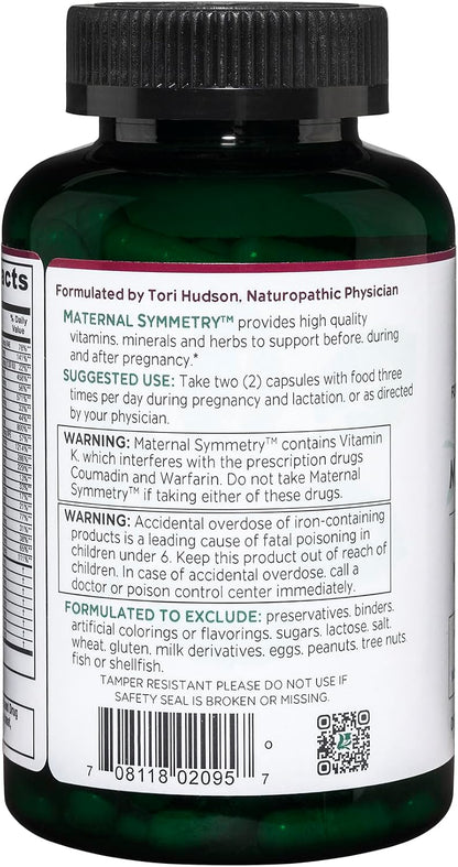 Vitanica Maternal Symmetry - Multivitamínico – Calcio (como citrato): importante para el mantenimiento de los – Image 3