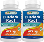 Best Naturals Raíz de Bardana 425 mg - 180 Cápsulas