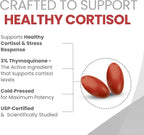 ThymoQuin Cortisol Manager – Aceite de Semilla Negra con 3% Timoquinona, 60 Cápsulas