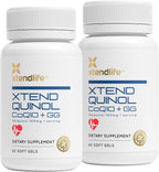 Xtendlife CX8 Suplemento para la Salud Cardiovascular con Vitamina K2 MK7, D3, Tocotrienoles y Espino Amarillo (30 días)