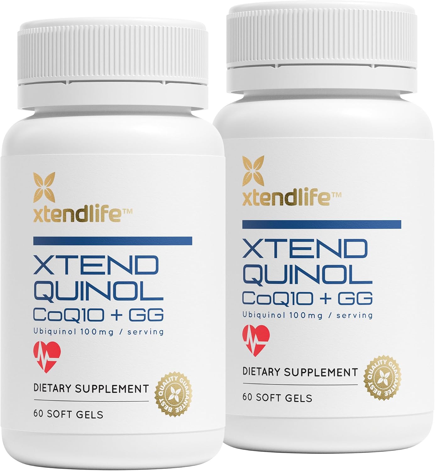 Xtendlife CX8 Suplemento para la Salud Cardiovascular con Vitamina K2 MK7, D3, Tocotrienoles y Espino Amarillo (30 días)