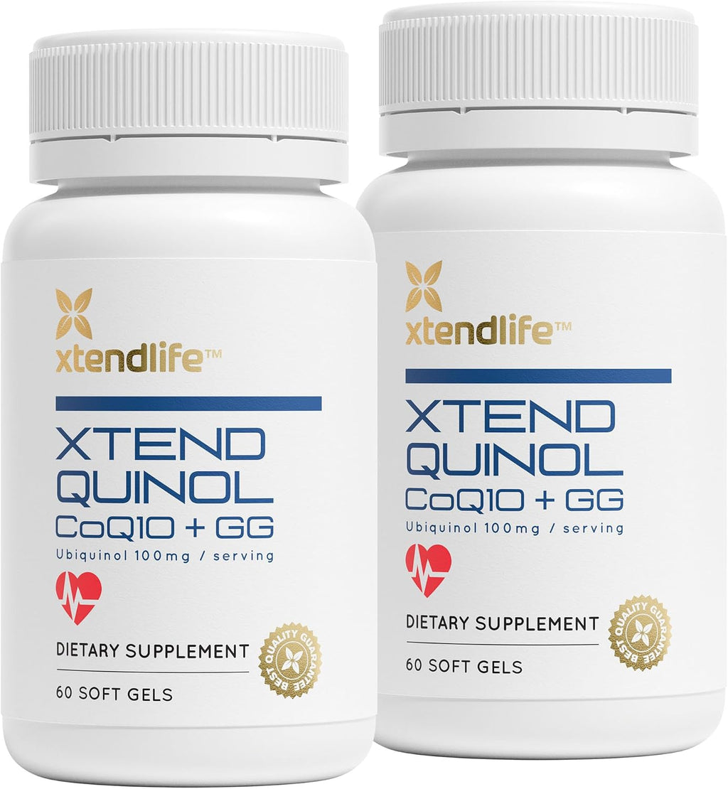 Xtendlife CX8 Suplemento para la Salud Cardíaca con Vitamina K2 MK7, D3, Tocotrienoles y Espino Amarillo - 30 Días