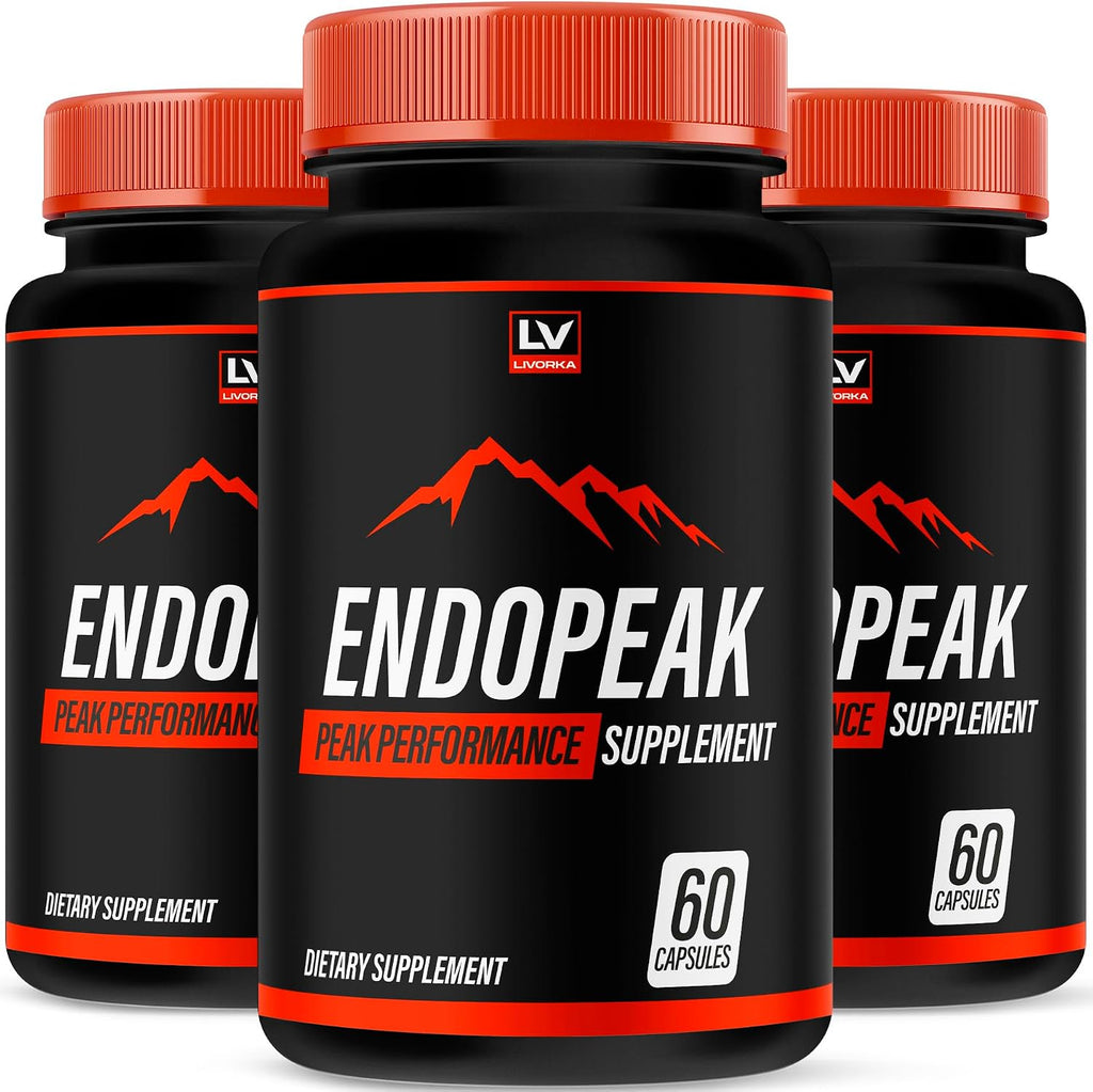 Endopeak (3 Pack) - Endopeak para Hombres, Cápsulas, 180 Cápsulas para 3 Meses