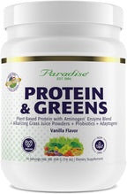 Paradise Herbs ORAC Energy Proteínas y Verduras en Polvo - Vainilla, 14 raciones