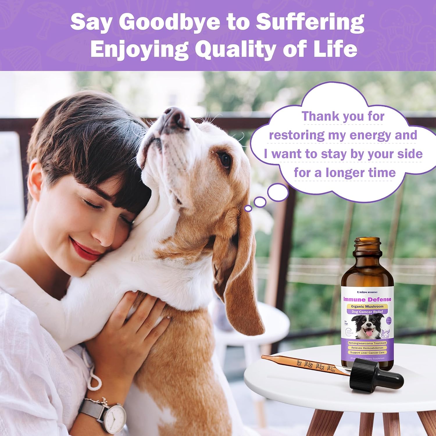 Pet Critical Guard - Suplemento Herbal para Perros contra el Cáncer, 59 ml