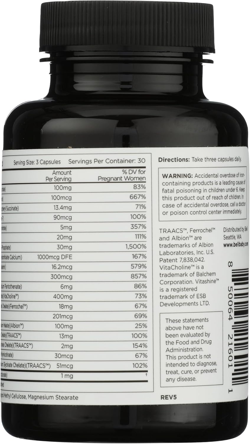 Beli Women Prenatal Multivitamin - 90 Cápsulas Veganas
