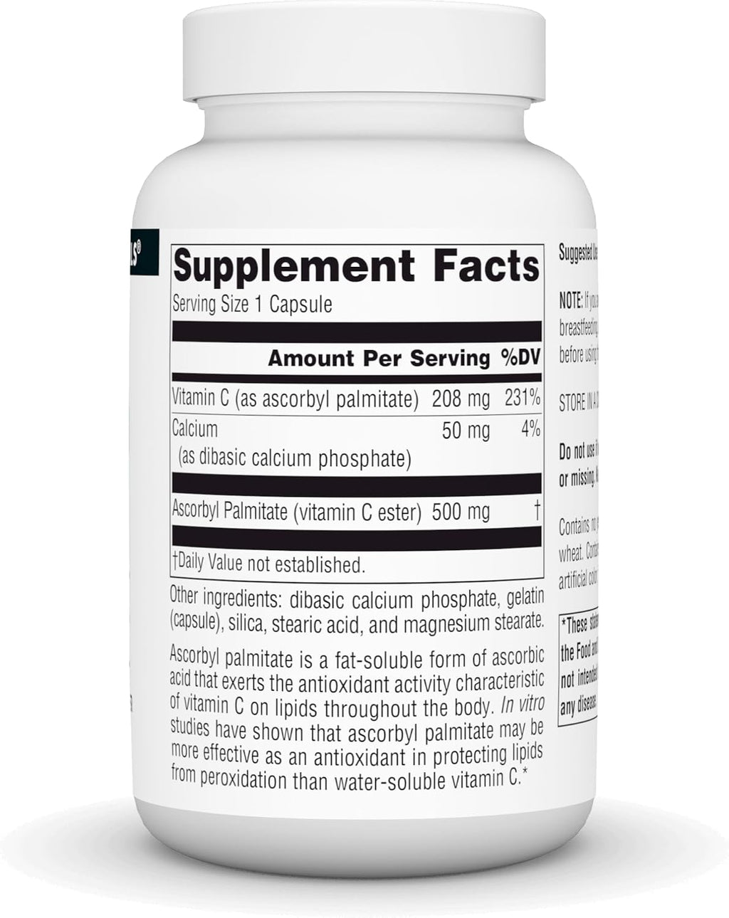 Source Naturals Ascorbil Palmitato 500 mg, 90 Cápsulas