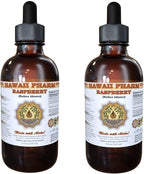 Hawaii Pharm Extracto Líquido de Frambuesa (Rubus idaeus), Tintura, 2x946 ml