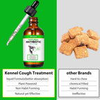 Antibióticos Naturales para Perros - Suplemento para Alergias y Picores con Vinagre de Manzana, Ajo, Pau D'Arco y Sello de Oro - Sabor a Bacon - 2 x 60ml