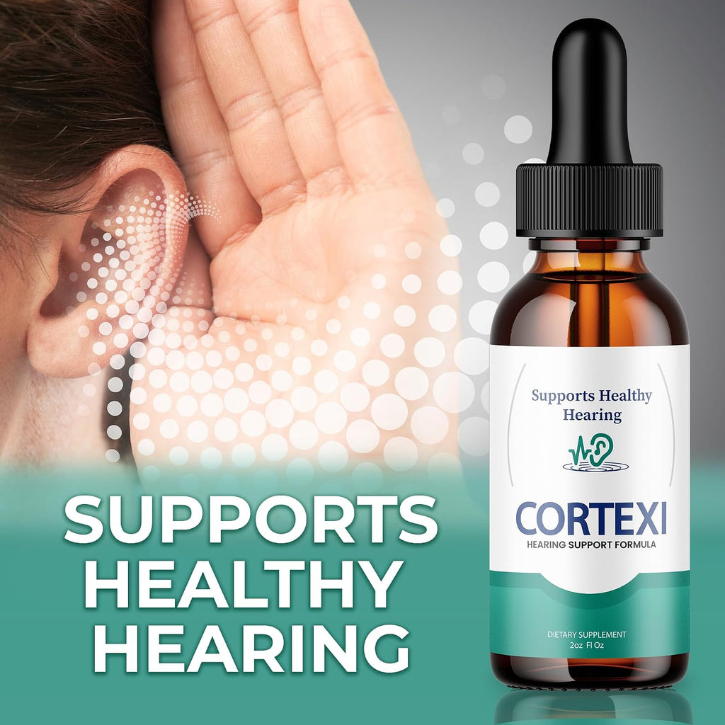 Cortexi Gotas para el Apoyo Auditivo con Cromo, Semilla de Uva, Astrágalo y Maca (60 ml)