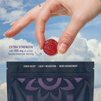 SUNMED Gominolas de Kava para el Estrés y la Calma Profunda | 100mg Kavalactonas | Vegano | Sabor Frutos Rojos