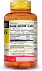 MASON NATURAL - Cereza Ácida 500 mg 10:1 Extracto, 90 Cápsulas Vegetales