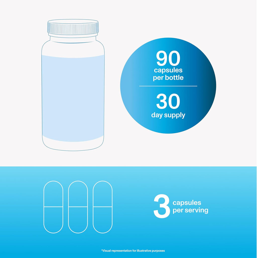 Vital Proteins Suplemento de Calostro Bovino, 90 Cápsulas para la Salud Intestinal y Apoyo Inmunitario con 40% IgG