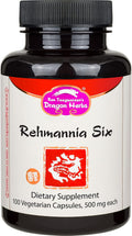 Dragon Herbs Rehmannia Six Combination -- 500 mg - 100 Cápsulas Vegetarianas