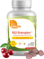 Zahler Energizer+ Vitamina B12 5000 mcg - Comprimidos sublinguales sabor cereza natural - 120 comprimidos