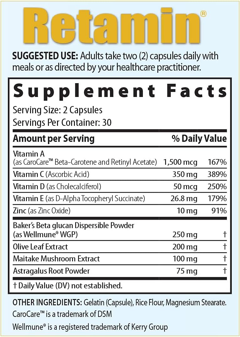 Retamin Immune Support Supplement