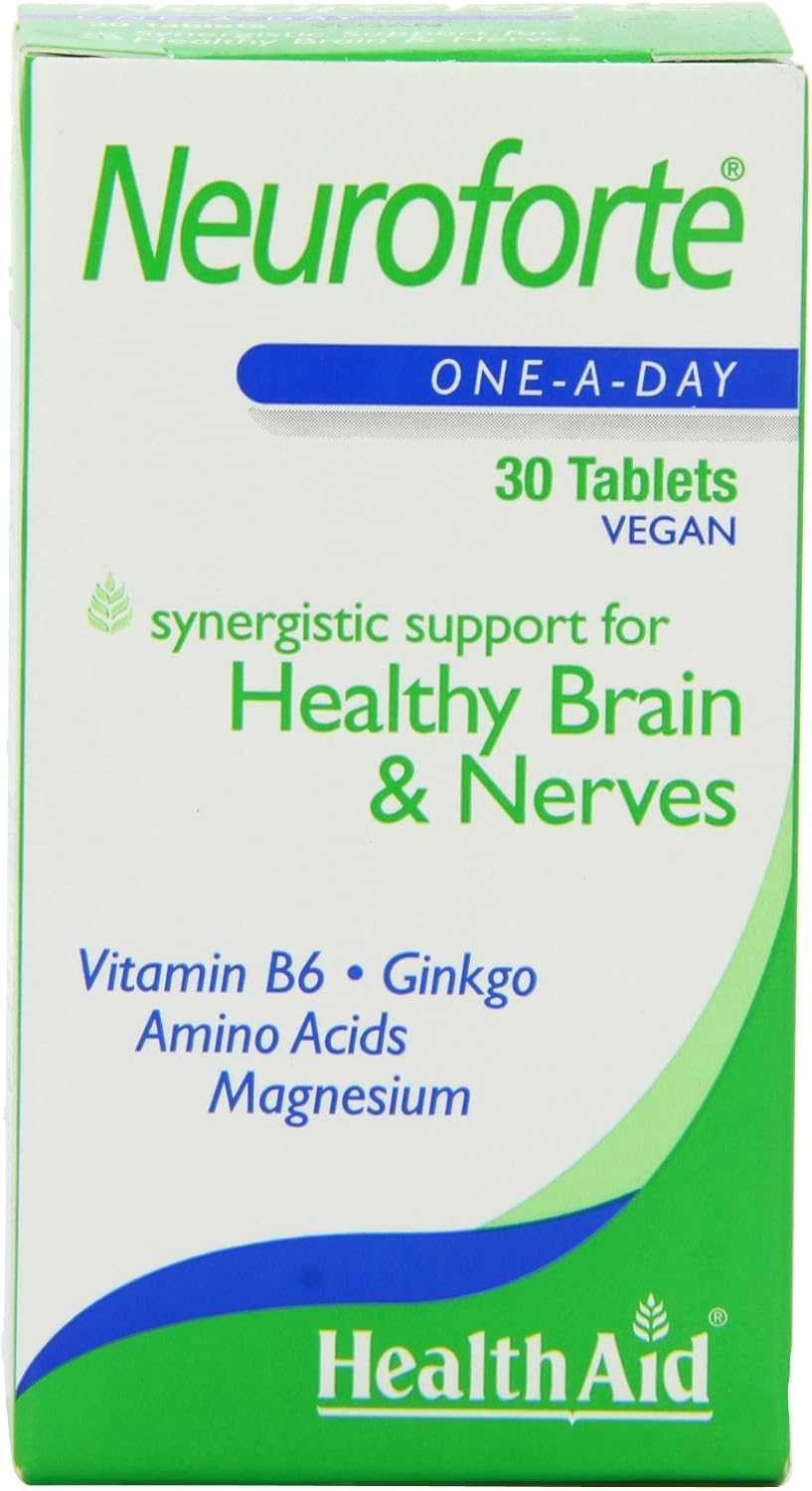 Health Aid NeuroForte Complejo B con Aminoácidos - 30 Comprimidos