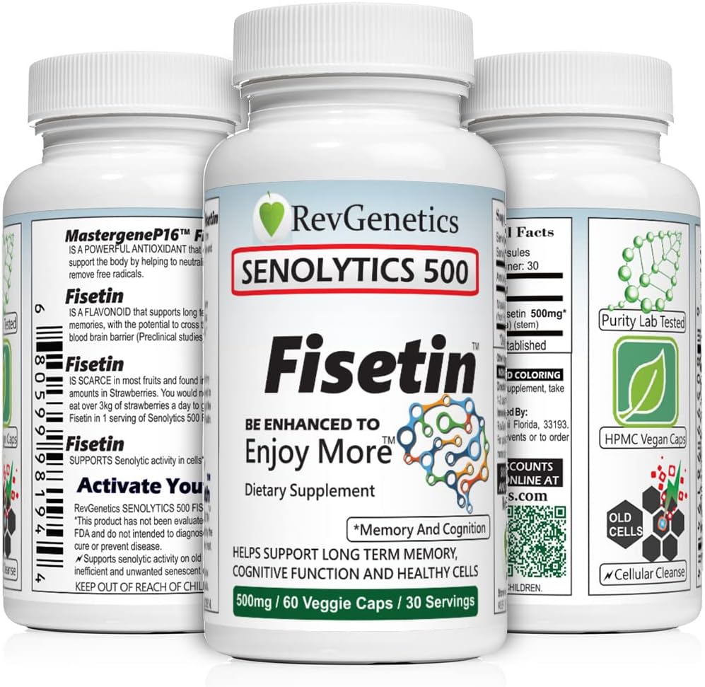 SENOLYTICS 500: Fisetin 500 mg