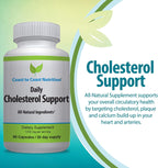 Cholesterol Support de Coast to Coast Nutrition – 60 Cápsulas