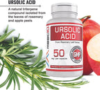 MAAC10 Ácido Ursólico 50mg (100 Cápsulas) - Extracto de Romero - Activador AMPK y Sirtuinas