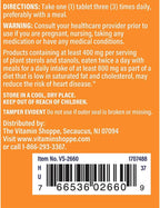 The Vitamin Shoppe Super Phytosterols 900MG, Apoya la Salud Cardiovascular, (90 Comprimidos)