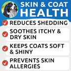 BARK&SPARK Pack de 2 Omega 3 para Perros - 360 Chews de Salmón