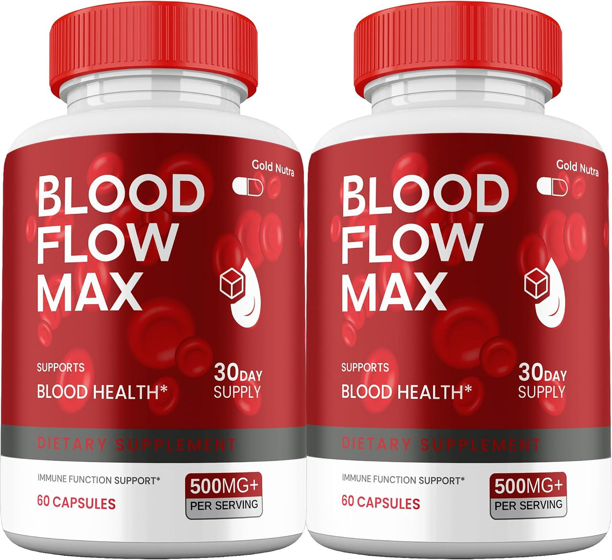 (2 Pack) Blood Flow Max, Suplemento de Máxima Potencia - görsel 1