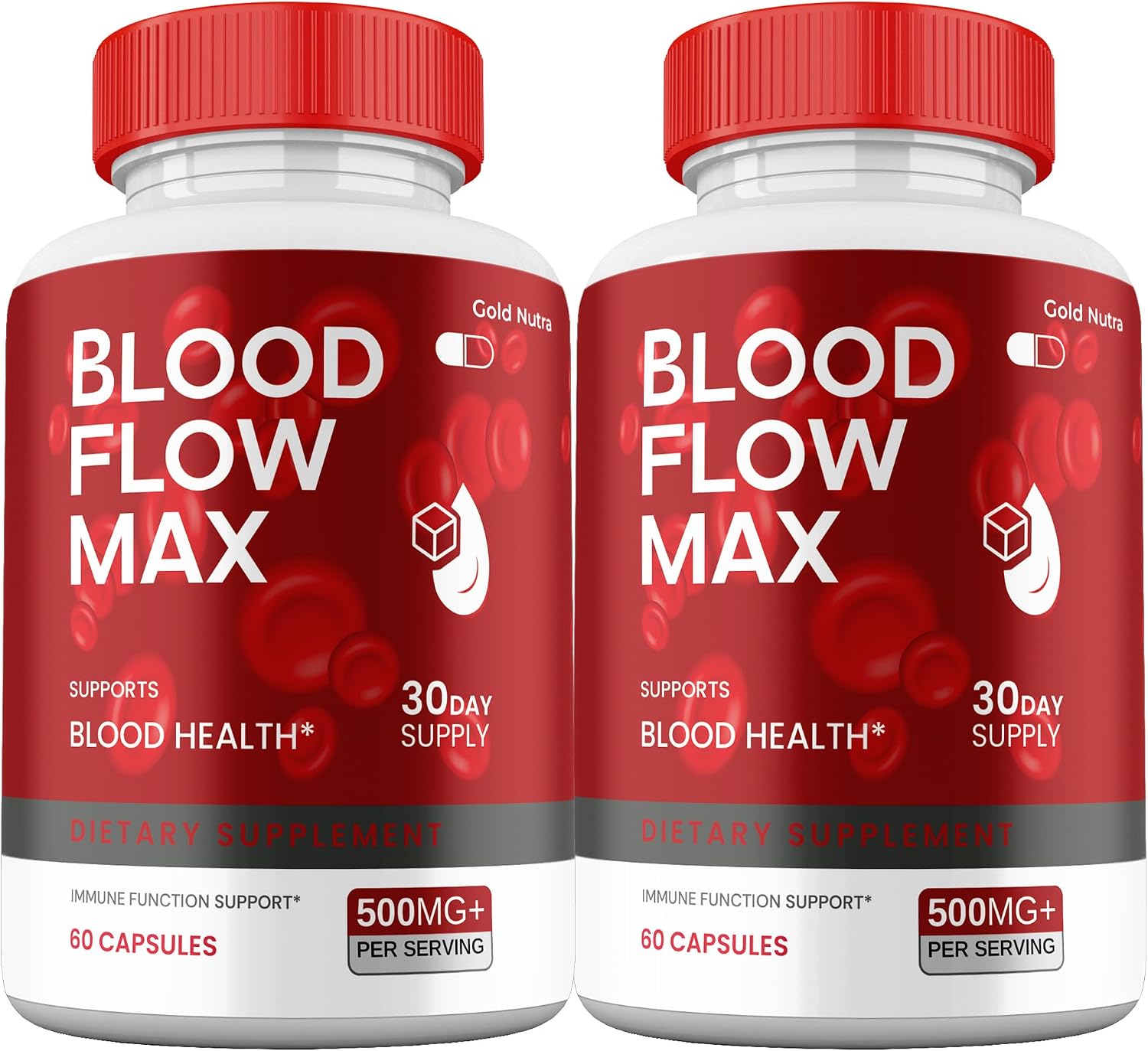 (2 Pack) Blood Flow Max, Suplemento de Máxima Potencia