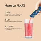 Root'd Multivitamínico en Polvo para Hombres con 3X Electrolitos - 24 Sobres