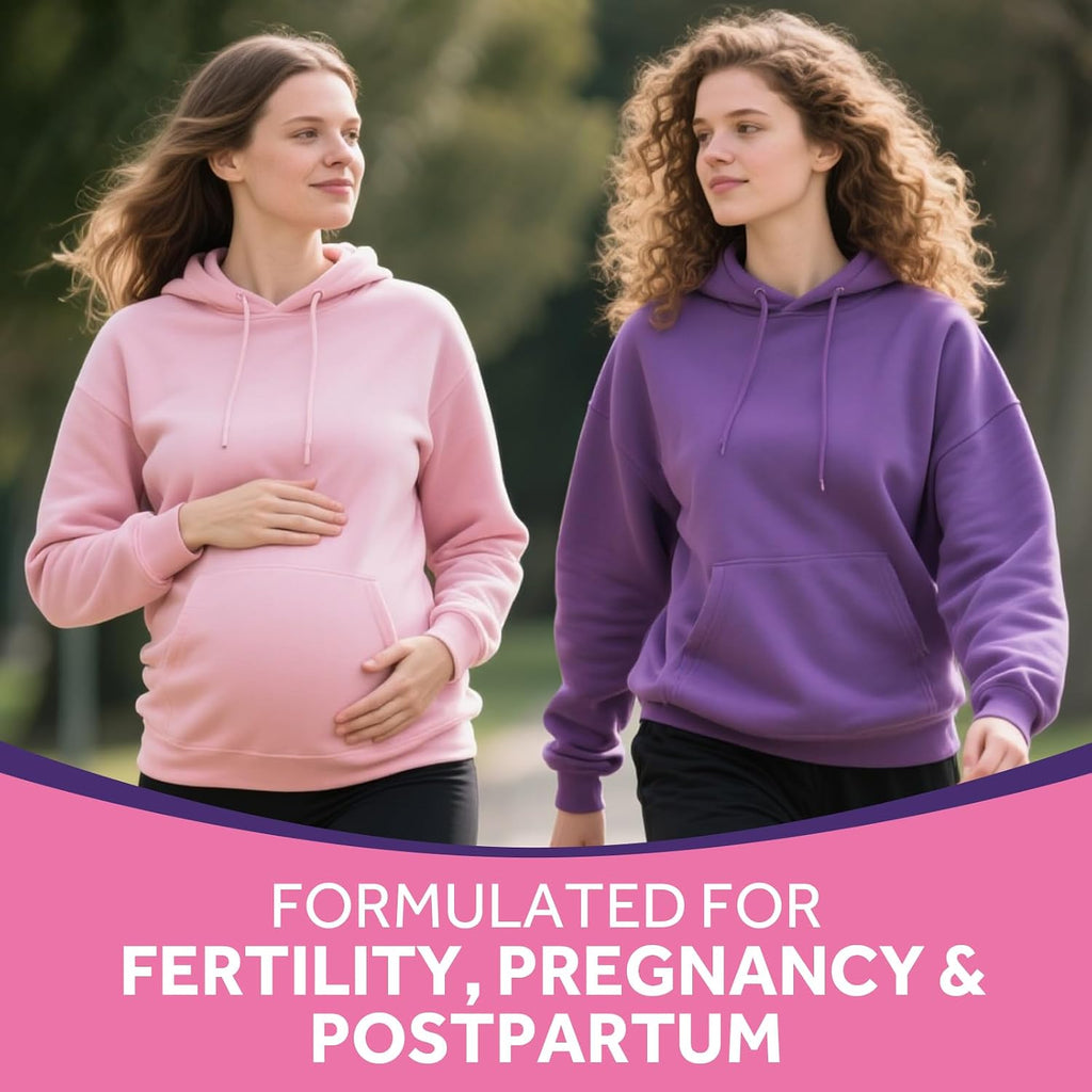 Doctor's Recipes Prenatal Multivitamin with DHA & Folate (L-5-MTHF) for Expecting & Planning Moms, Gentle Comprehensive Nutrient Support, 60 Softgels
