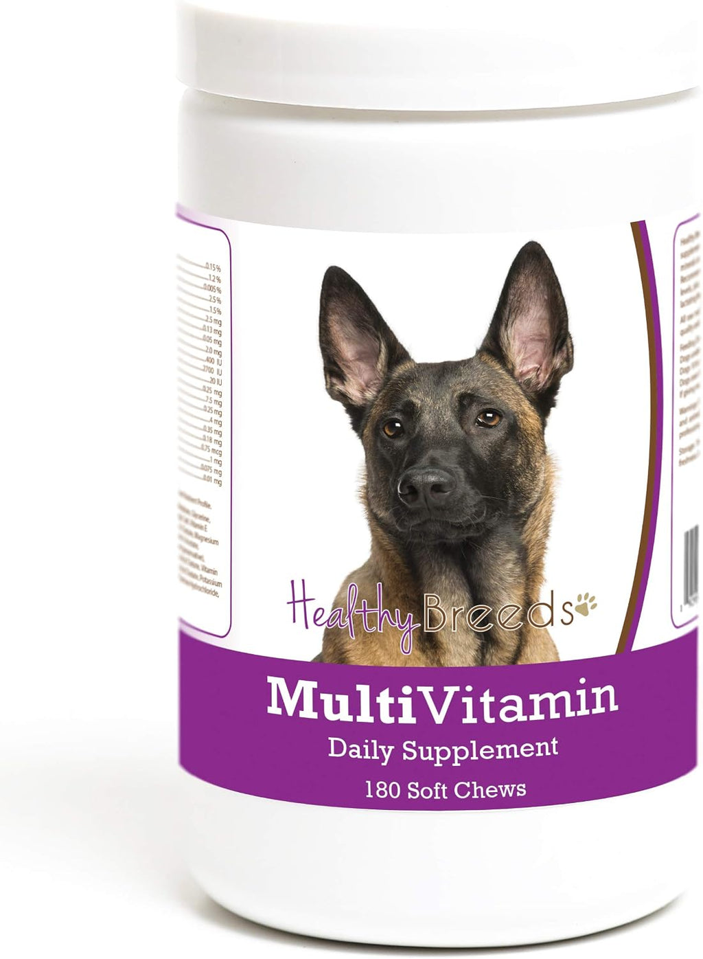 Healthy Breeds Belgian Malinois Multivitamin Soft Chew for Dogs 180 Count