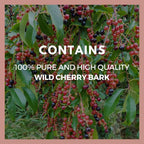 Corteza de Cerezo Silvestre (Wild Cherry Bark) | 1000 mg, 60 Cápsulas Veganas | Suplemento Herbal
