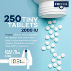 FREEDA Vitamina D3 Pura 2000 UI – 250 Comprimidos Pequeños