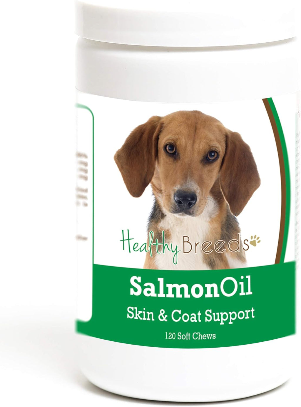 Healthy Breeds Harrier Gomitas Blandas de Aceite de Salmón para Perros, 120 Unidades
