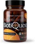 BiotiQuest Antibiotic Antidote Probióticos - 20 Mil Millones UFC, 30 Cápsulas