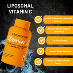 Advanced Bionetix Liposomal Vitamin C - 120 Cápsulas de 1000 mg - LipoQuil-C™ Tecnología de Absorción Mejorada