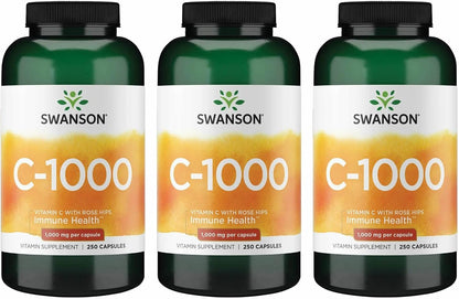 Swanson Vitamina C con Escaramujo - 90 Cápsulas, 1000 mg – Image 10