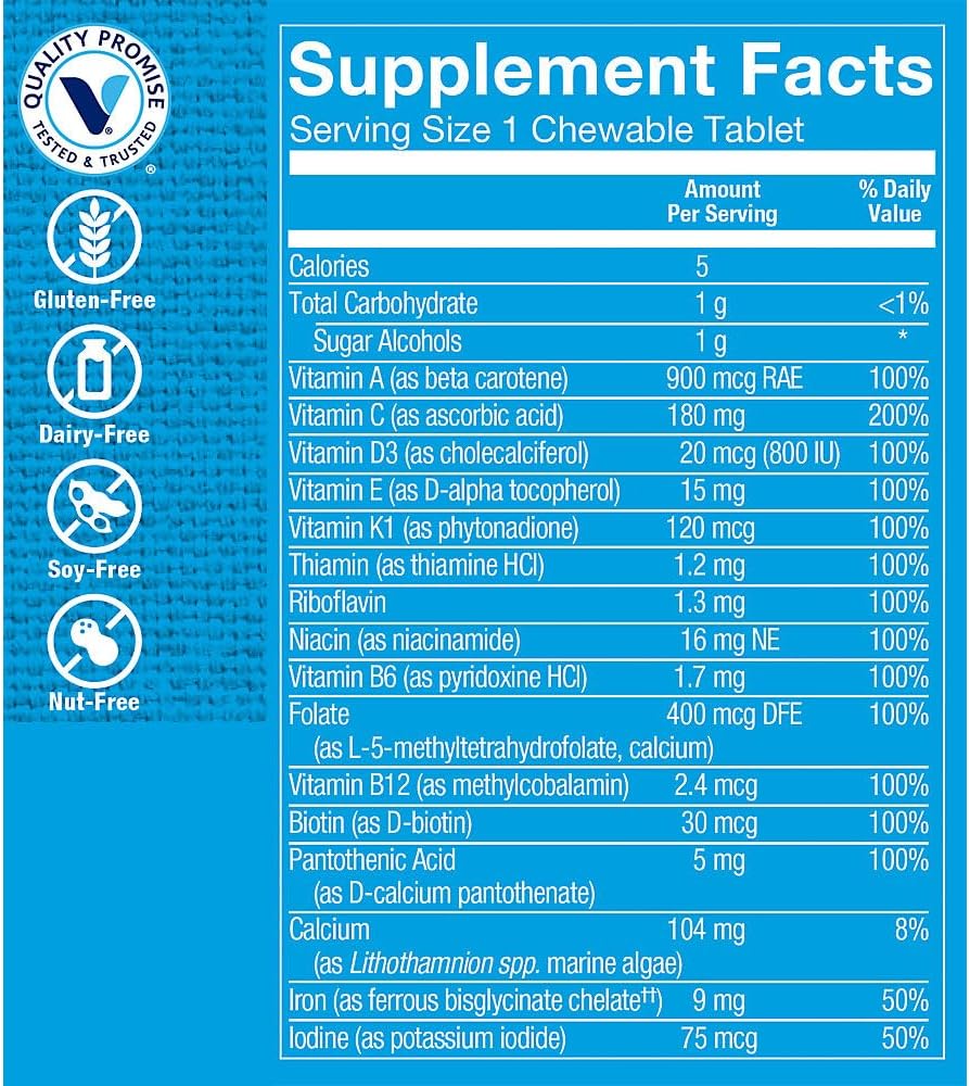 The Vitamin Shoppe Multivitamínico Completo - Apoyo Energético, Inmunidad y Bienestar