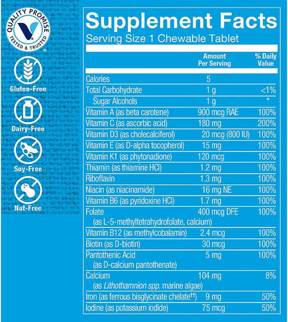 The Vitamin Shoppe Multivitamínico Completo - Apoyo Energético, Inmunidad y Bienestar – Image 2