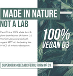 Vitamina D3 Orgánica 10.000 UI - Gotas Sublinguales Veganas de Alta Absorción - Triquetra Health