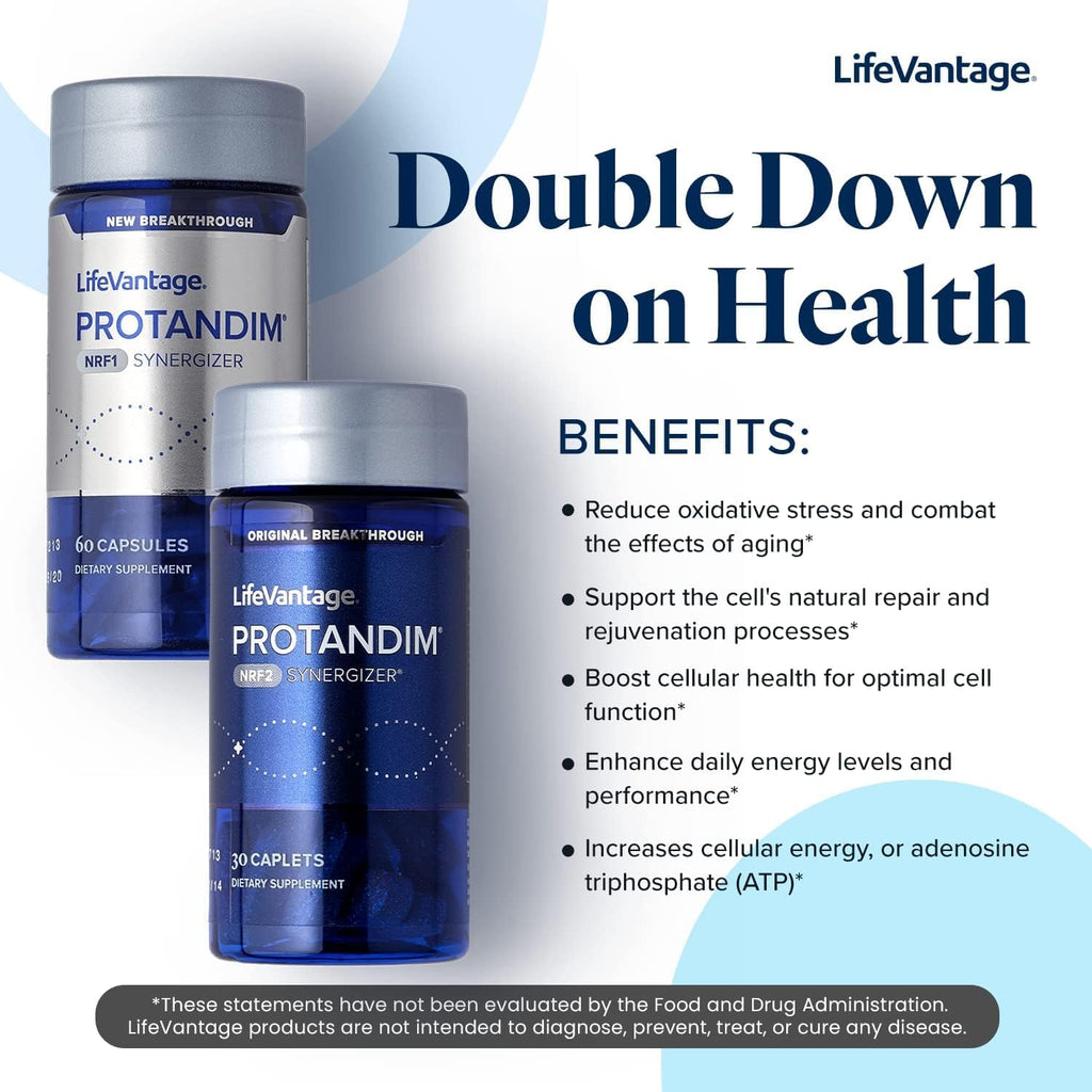 LifeVantage Protandim Dual Synergizer - 90 Cápsulas - Activadores NRF1 y Nrf2