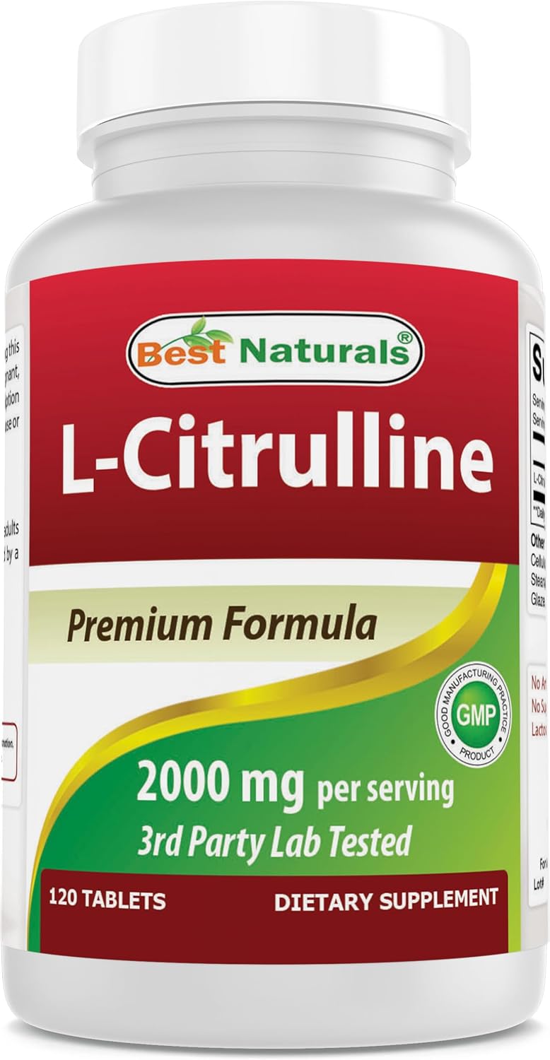 Best Naturals L-Citrulline 2000mg - 120 Comprimidos