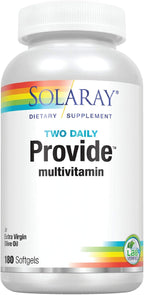 SOLARAY Provide Multivitamin – Complejo Multivitamínico, 90 Cápsulas (45 Días)