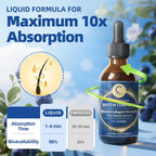 Liquid Biotin & Collagen Drops - 20000 µg de Biotina con Colágeno Líquido - 59 ml