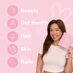 Pretty Thing Colostrum Bites para Mujer – 1g de Calostro Bovino con Biotina, Folato, Zinc y Vitaminas A, C, E – Suplemento de Belleza y Bienestar para Cabello, Piel y Sistema Inmunitario - 30 Bites