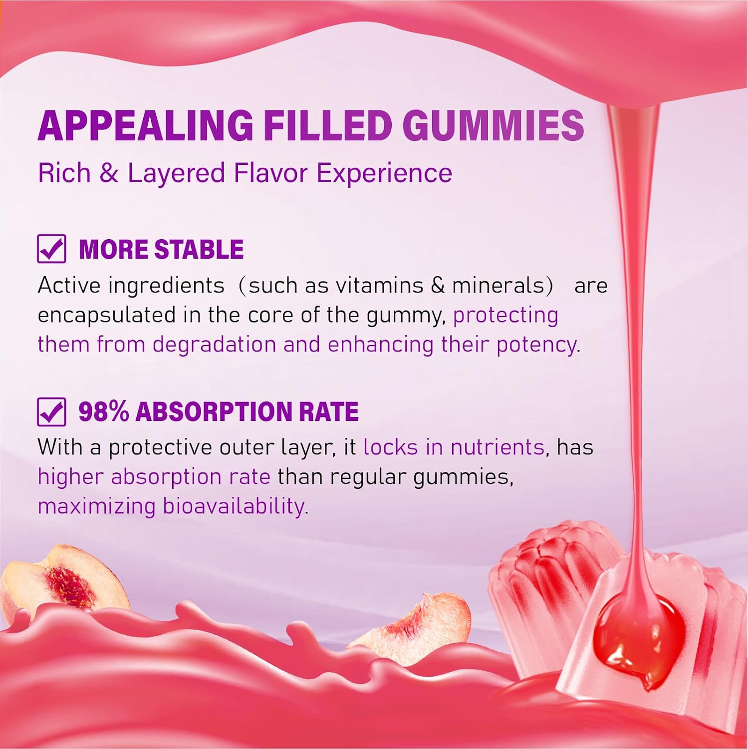 Veyttisy Multivitamínico Metilado Gummy para Mujer - Gominolas Multivitamínicas con Vitaminas A, C, D, E, Folato Metilado, Biotina, Complejo B, Hierro, CoQ10, Inositol - 120 uds