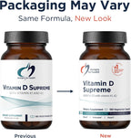 Designs for Health Vitamina D Supreme - D3 5000 UI con K2 MK-4 y K1 2000 mcg, 180 cápsulas