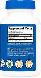 Nutricost Pregnenolona 10mg, 120 Cápsulas - No-GMO, Sin Gluten, Cápsulas Vegetarianas
