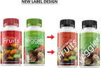 Superfoods Greens & Veggies, Fruits and Reds Cápsulas – Suplemento de Frutas y Verduras, Apoyo Digestivo e Inmunológico, 540 Cápsulas – Alpha Pure