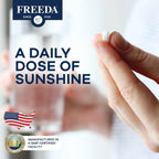 FREEDA Vitamina D2 2000 UI – Ergocalciferol Vegano para Huesos e Inmunidad – 100 Comprimidos Pequeños